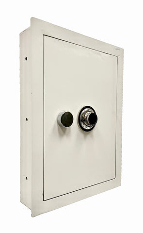 Heavy Duty Wall Safe 1/4" solid steel door Mechanical Dial Lock