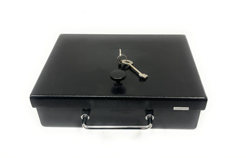 Heavy Duty Handgun Pistol Money Safe Box with High Security Key Lock