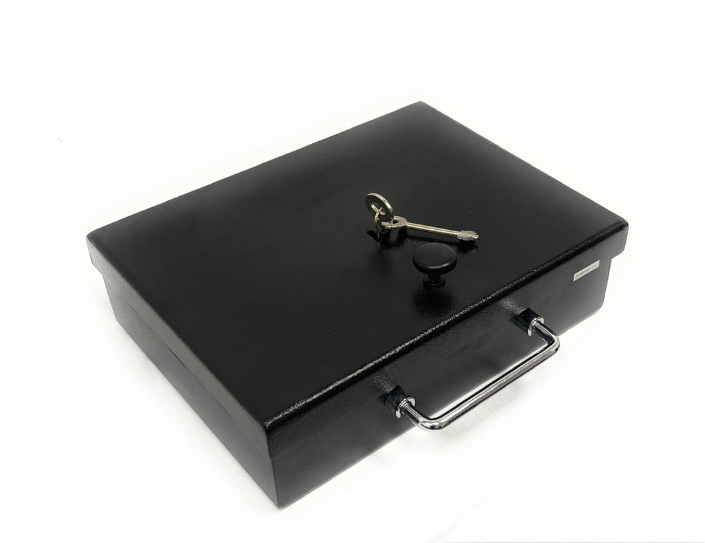 Heavy Duty Handgun Pistol Money Safe Box with High Security Key Lock